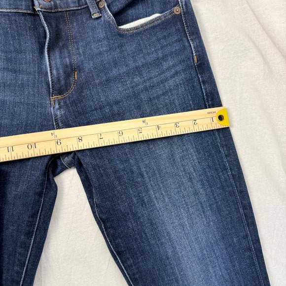 Banana Republic Skinny Ankle Jeans Dark Wash Premium Denim Women's Size 27 - Picture 8 of 14